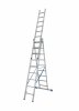 Drabina aluminiowa  wielofunkcyjna KRAUSE STABILO   3x9   szczebli z funkcją ustawiania na schodach 133755